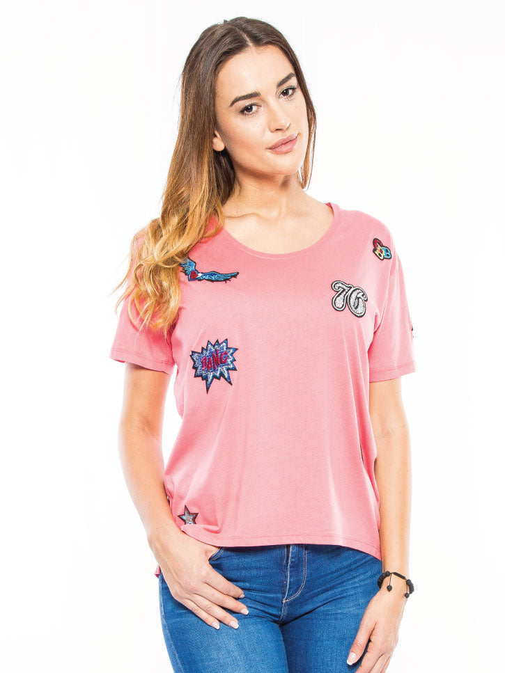 #ROCKNROLL - PATCHES SHIRT