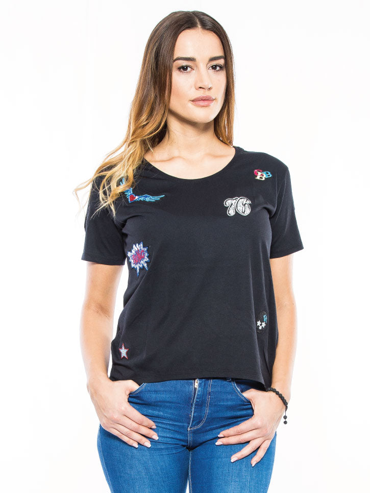 #ROCKNROLL - PATCHES SHIRT
