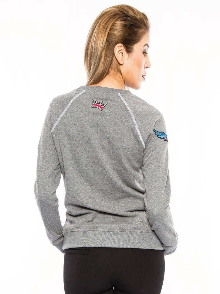 #FASHIONCOCKTAIL - SWEATSHIRT MIT PATCHES