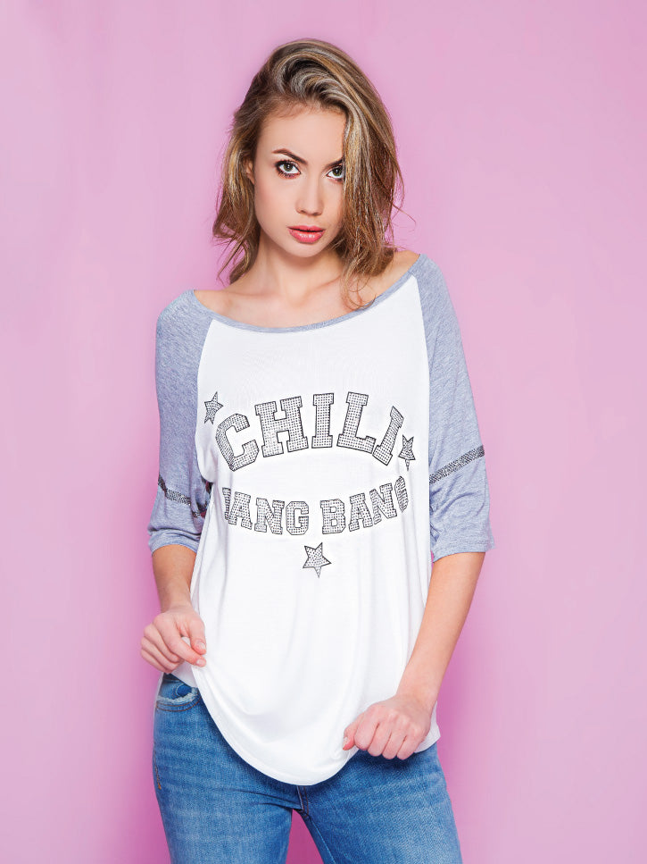 #CBB - Damenshirt im College Look
