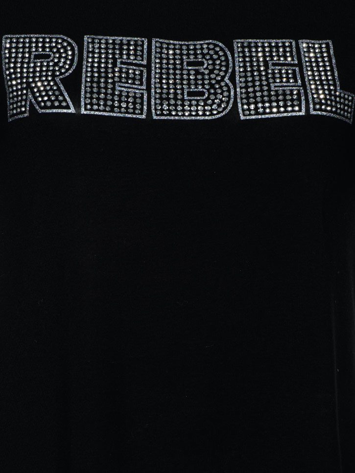 #REBEL - Damen T-Shirt mit Rebel Schrift