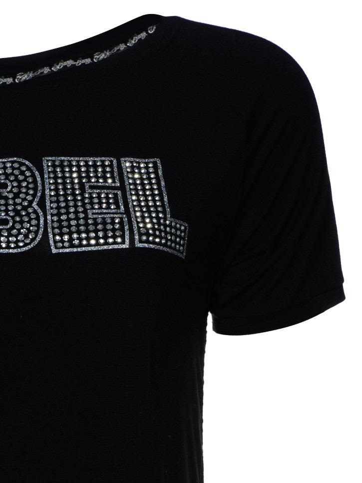 #REBEL - Damen T-Shirt mit Rebel Schrift