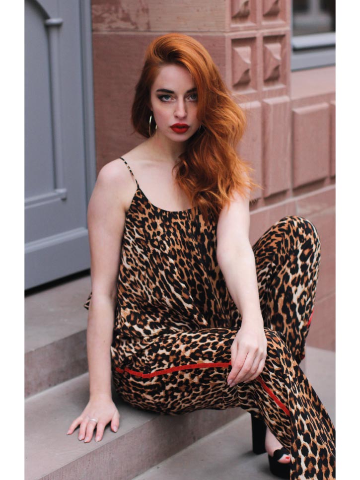 #WILDLADY - Damenhose mit Leopardenmuster