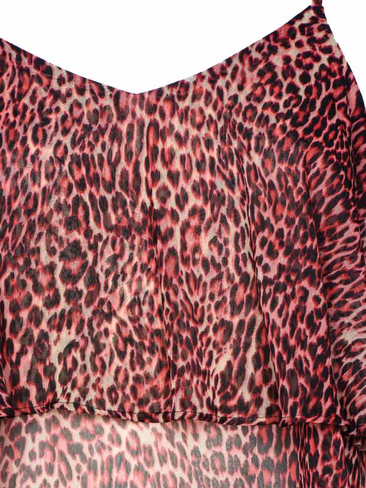 #BELEO - Damen Top mit All-Over Leopardenmuster