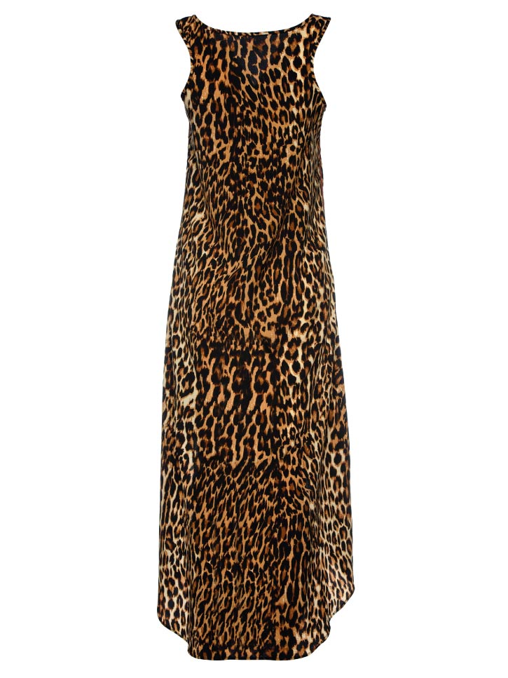 #LONGSHOTLEO - Damenkleid im Leopardenmuster