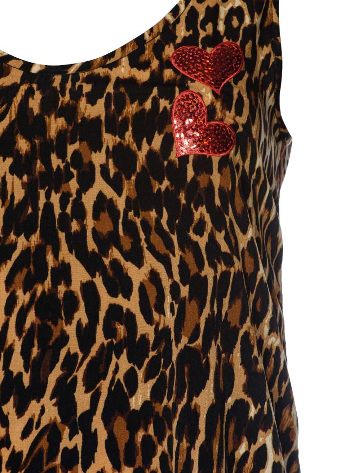 #LONGSHOTLEO - Damenkleid im Leopardenmuster