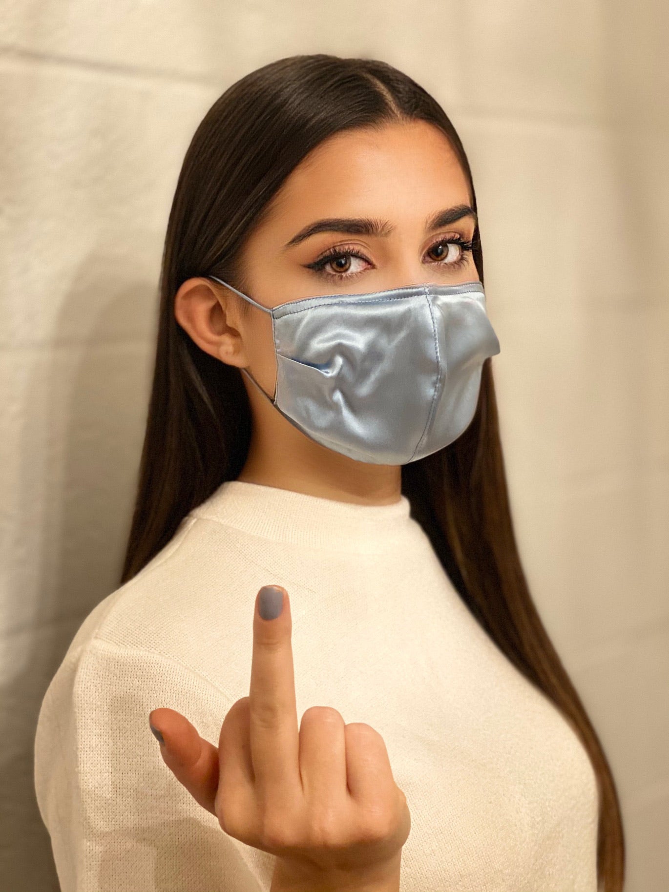 Luxury Mundmaske, atmungsaktiv aus Seide - Chili Bang Bang