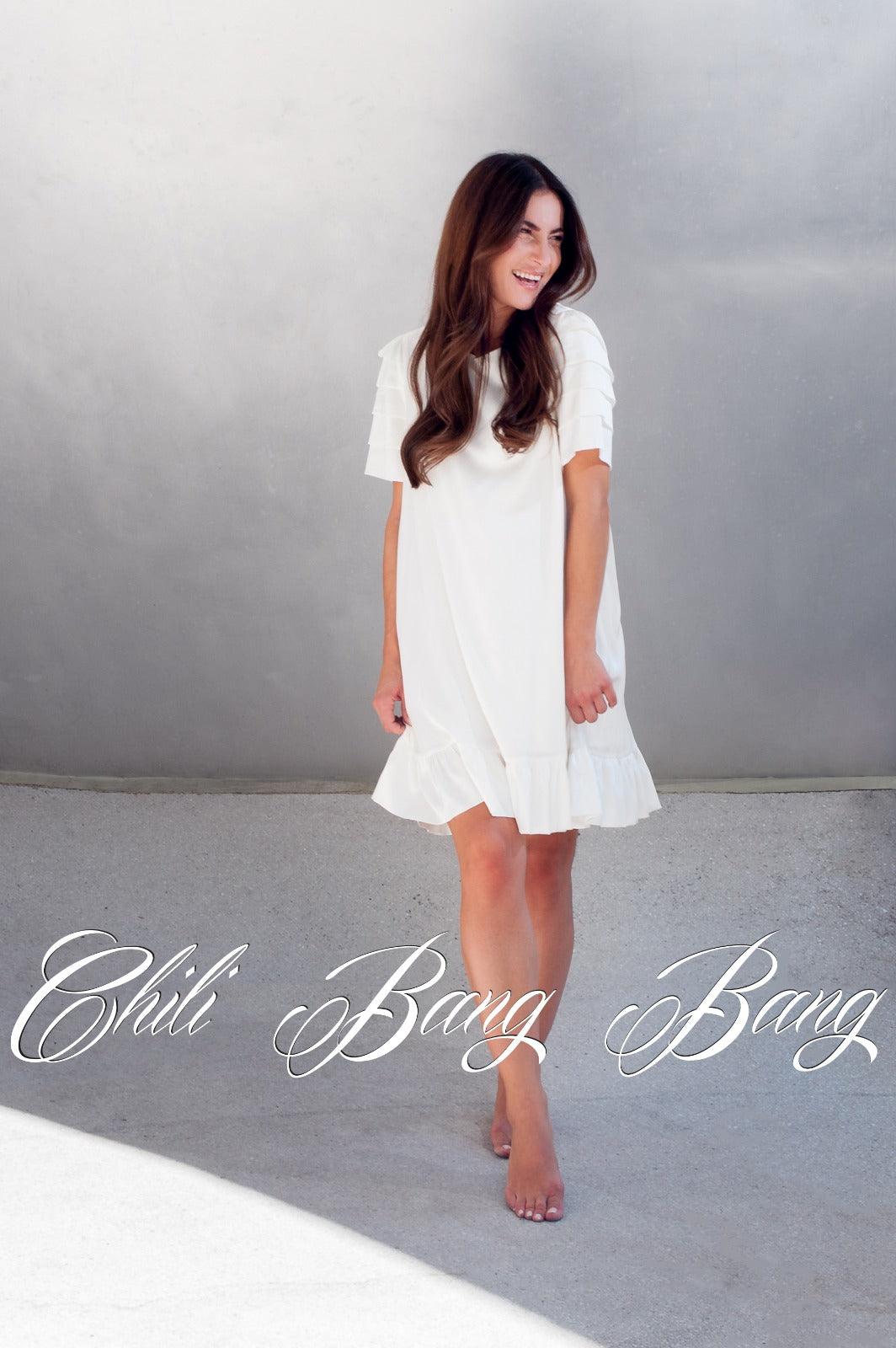 Pearl Babydoll Dress - 100% Seide