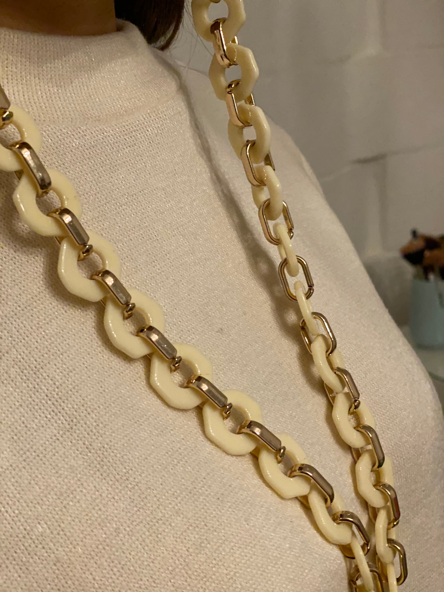 Luxury Mundmaske, atmungsaktiv aus Seide mit Kette - Chili Bang Bang